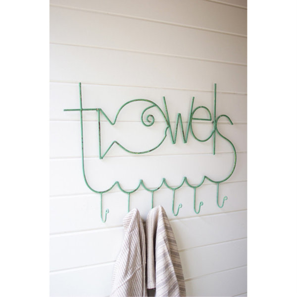 Outdoor wall hooks online for towels